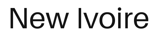 New Ivoire